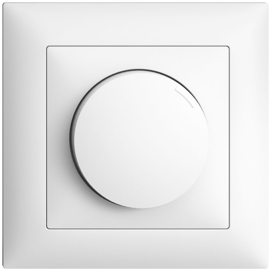 UP-Drehdimmer EDIZIOdue 20…600W universal weiss