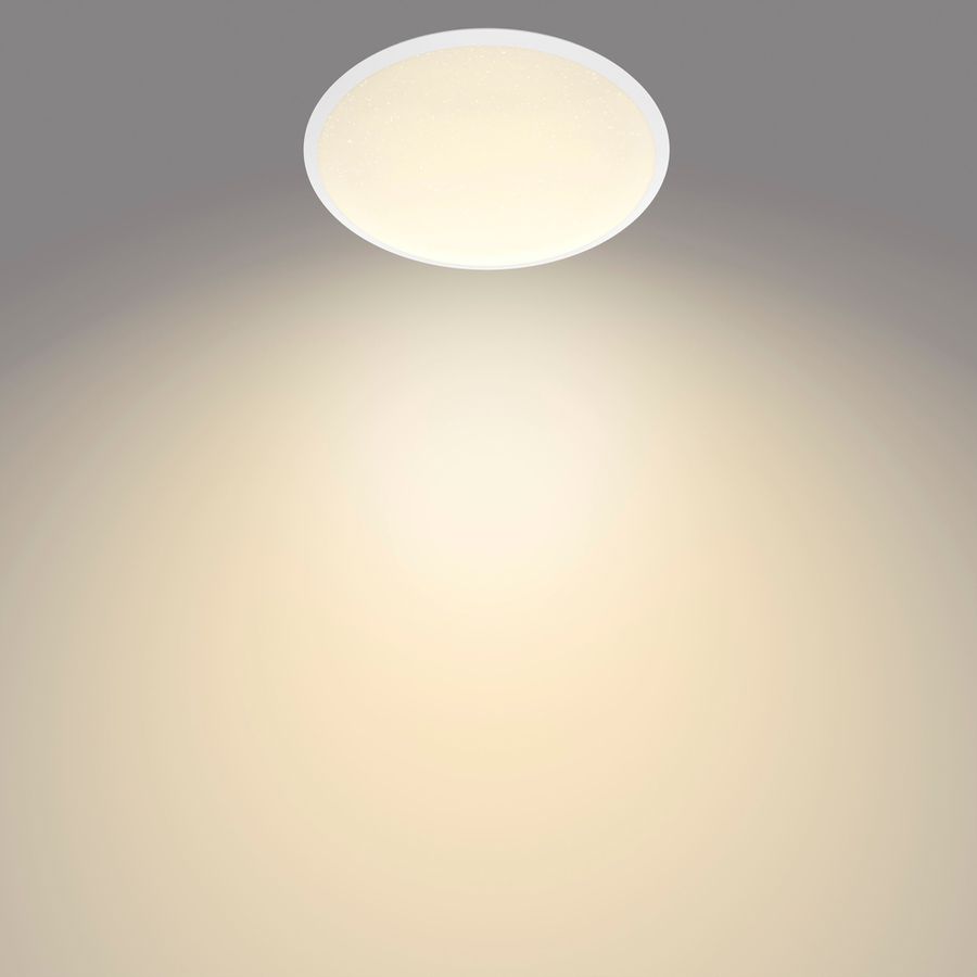 LED-Deckenleuchte Philips Cavanal 12W 1200lm 2700K IP20 DIM Ø250mm weiss