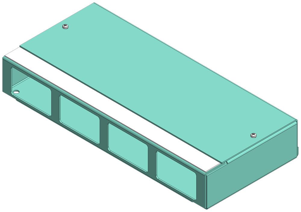 Anschlusskasten 4FLF horizontal DAK