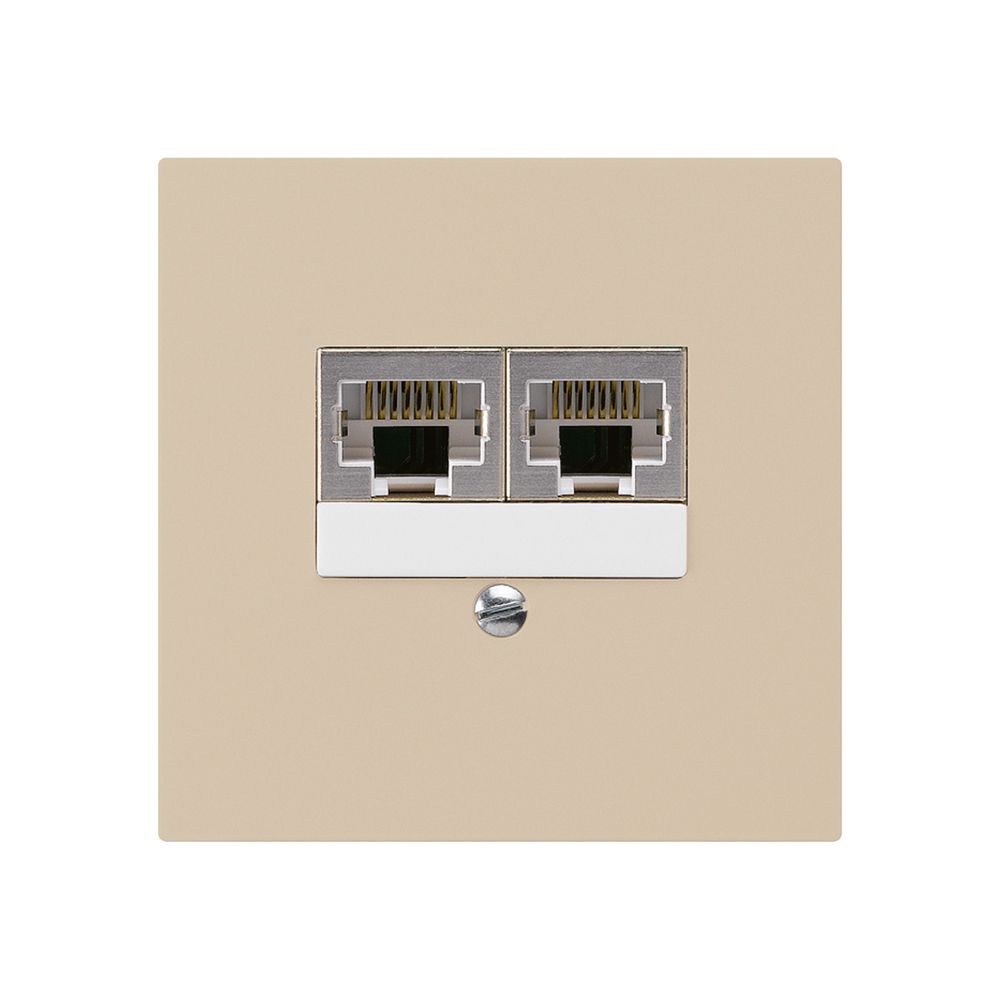 UP-Dose kallysto 2×RJ45s parallel beige