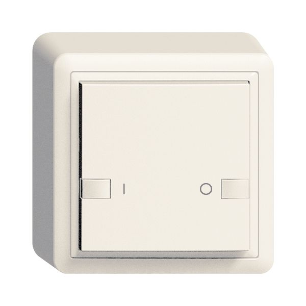 Poussoir AP ZEP 1c/1t ON-OFF station princ. EDIZIOdue blanc