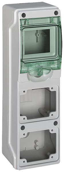 Boîtier AP SE Kaedra 98×310mm 4UM+2 ouvertures