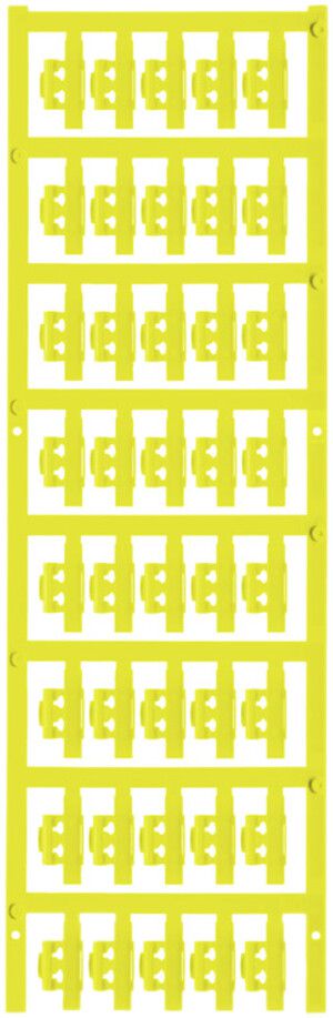 Marqueur de conducteur Weidmüller MultiCard SFC p.Ø1.5…2.5mm 21×5.8mm PA66 jaune