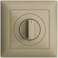 UP-Frontset EDIZIOdue sand 88×88mm für Drehschalter