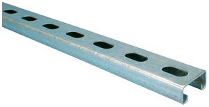 Profilschiene ERICO C25H0400HD 400×41×21×2.5mm C-Profil Stahl