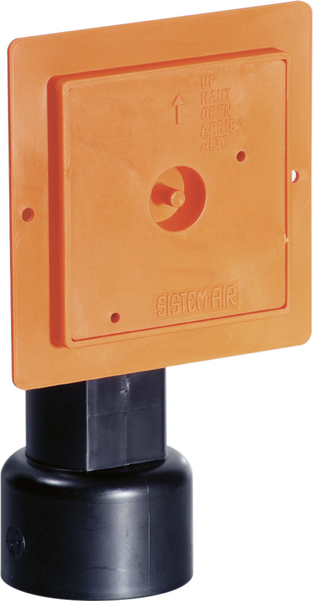 EB-Saugdose 100×100mm Abgang rechtwinklig