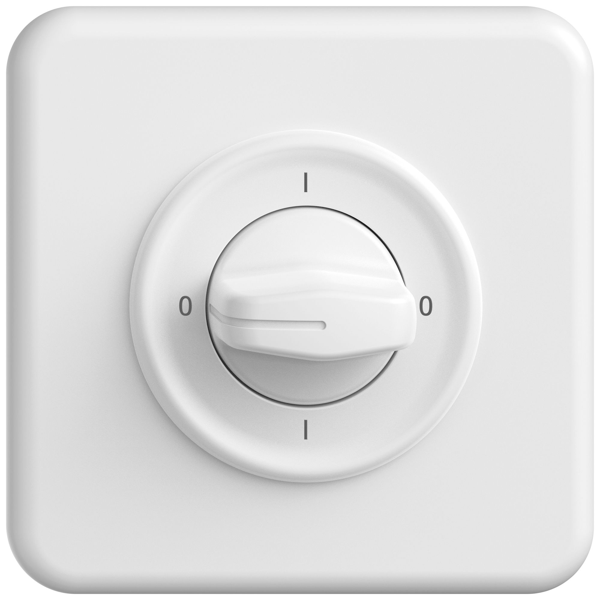 Interrupteur rotatif ENC STANDARDdue SNAPFIX® manette interrupteur 0/2L bc