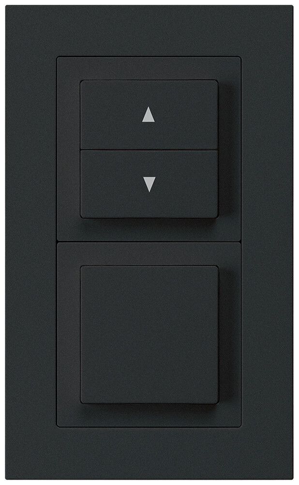 UP-Kombination kallysto.pro Gr.I-I vertikal Storenschalter+Schalter S3 schwarz