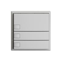 Poussoir KNX RGB EDUE, 250mW, s.LED, 3×poussoir, comm.1×touche, grc