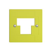 Frontplatte 1×TT,2×RJ45 lemon ITplus ITM EDIZIOdue