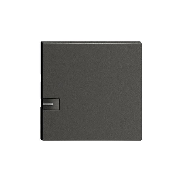 Touche 1/1 KNX/électron.a.LED EDIZIOdue commande simple noir