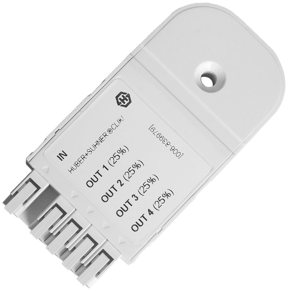 Optischer Verteiler WISI LD042525 4 Ausgänge 25%/25%/25%/25%
