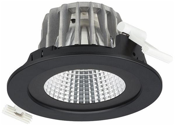 LED-Downlight Philips GreenSpace RS350B 31W 4000lm 830 36° DIM Ø163mm schwarz