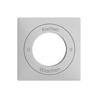 Kit frontal 0-Kochen-0-Waschen EDIZIOdue 60×60mm gris clair