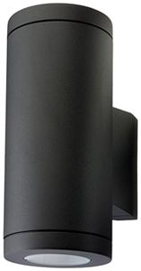 Applique SG Metro GU10 2×35W IP65 REG Ø90×120mm nero