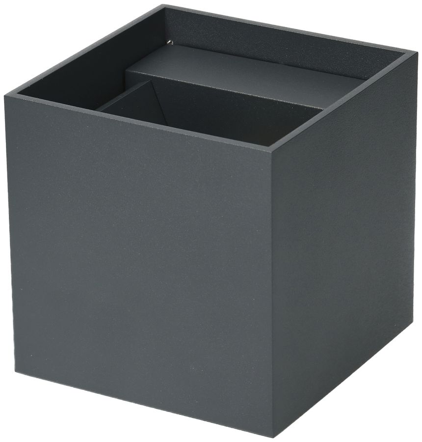 LED-Wandleuchte maxLUCE BIG-BOX 6W 500lm 3000K 90° IP54 anthrazit