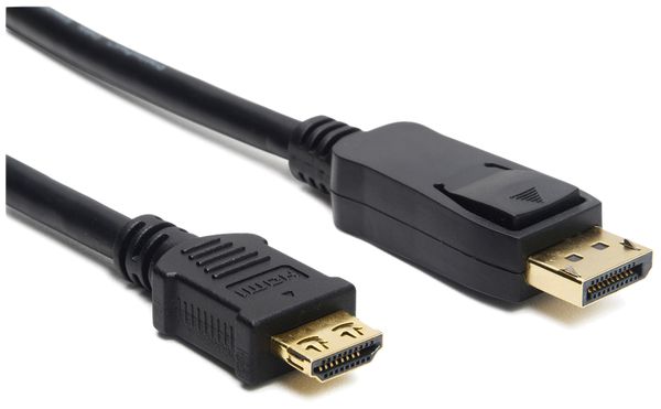 DisplayPort-HDMI-cavo Ceconet 4K 340MHz 10.2Gb/s 2m nero