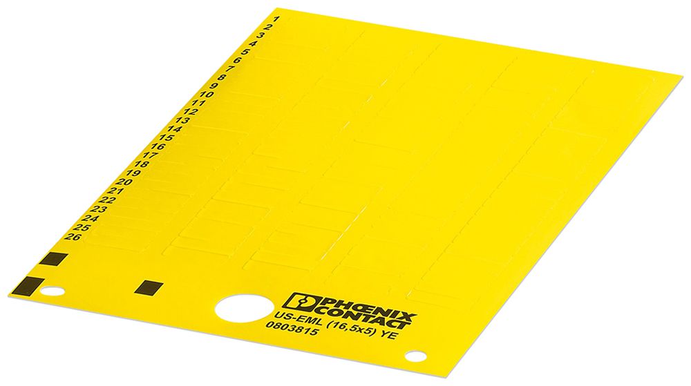 Etichetta PX US-EML (16,5X5) YE autoadesivo 16.5×5mm giallo
