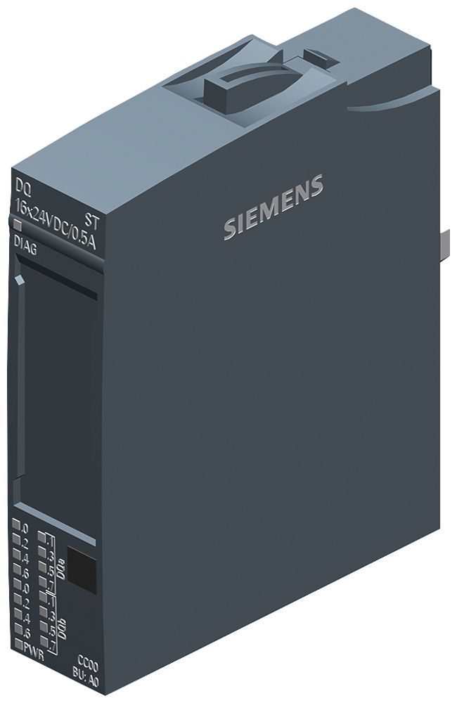 Module de sortie API Siemens SIMATIC ET200SP DQ 16×24VDC/0.5A ST A0 CC00, 10 pcs
