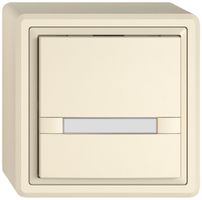 AP-Universaltaster EDIZIO.liv UNI SNAPFIX® 12…48V o.LED 1× 2-Tbed.Pap.cr