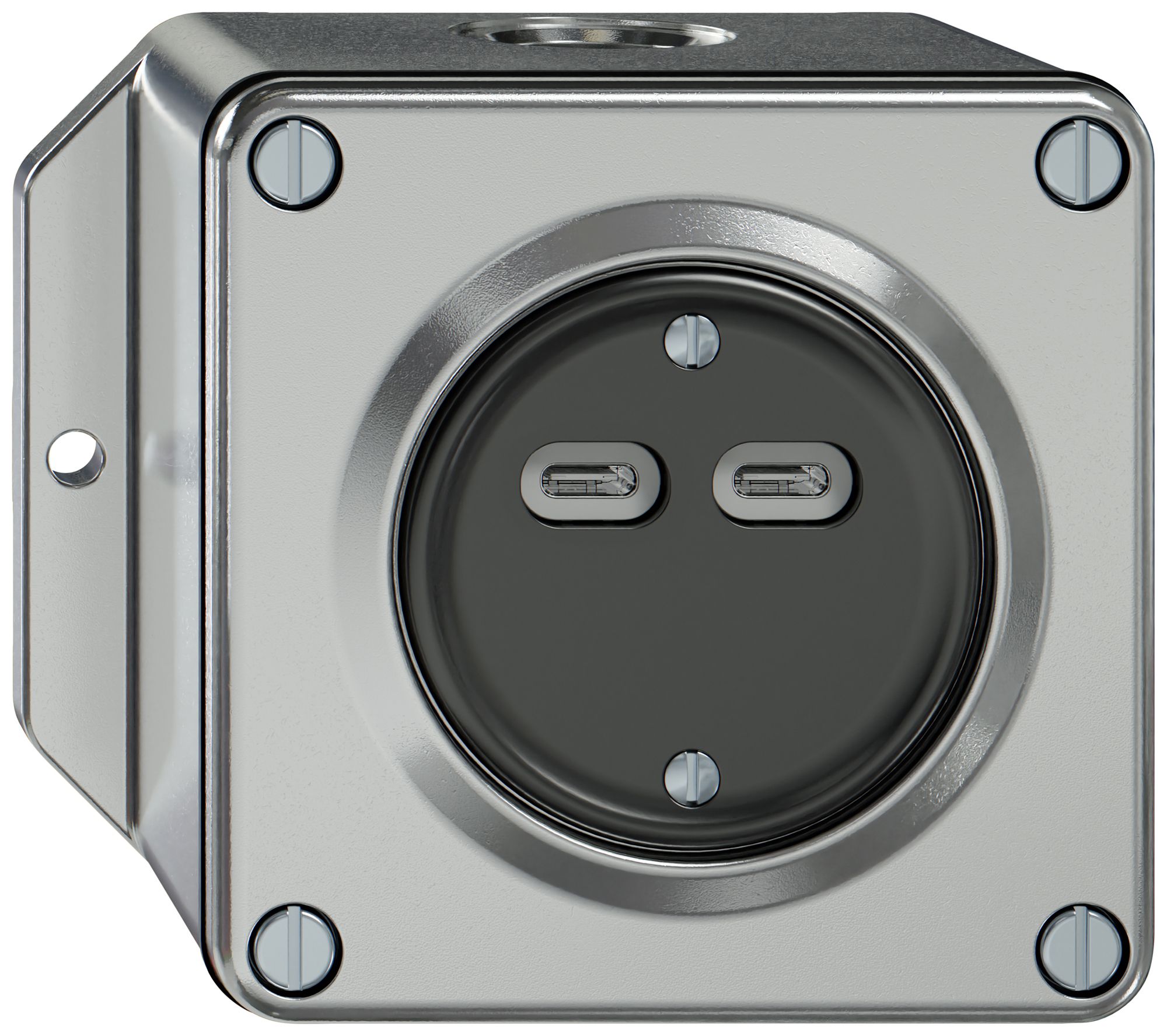 Presa di carica USB AP ELEMENT 2×USB-C 3600mA alluminio