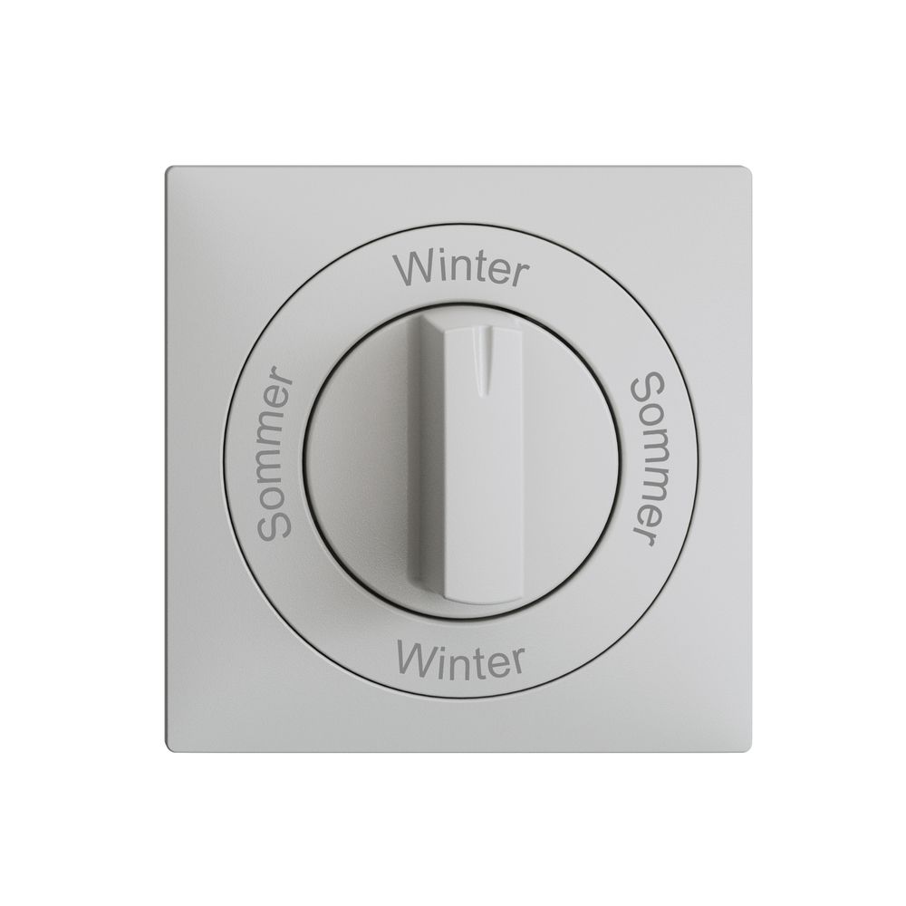 Frontset Sommer-Winter-Sommer-Winter EDIZIOdue 60×60mm hellgrau