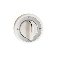 Kit frontal Feller 4-1-2-3 blanc pour interrupteur rotatif