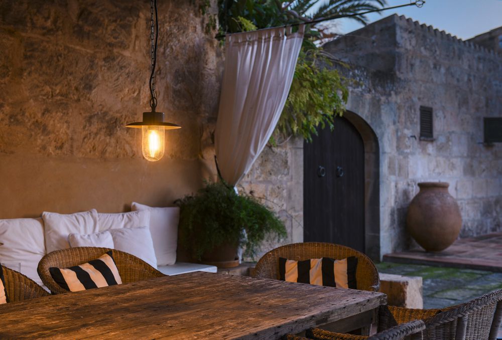 Pendelleuchte SLV MOLAT E27 IP44 anthrazit