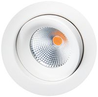 Downlight LED SG Junistar Eco Outdoor 7W 580lm 927 IP20/IP44 42° REG Ø90mm bi