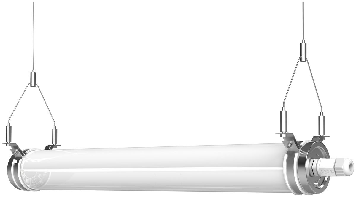 LED-Rohrleuchte Industrie 50W, 5000K, 6500lm, 120°, IP69K