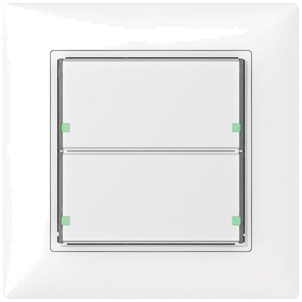 Pulsante INC SIDUS 2/4 con LED bianco