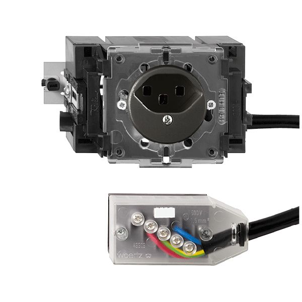 Prise INC FH T23 L3 noir 49…69mm pour câble plat Technofil