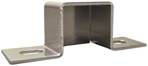 Bride 2-lappig Aluminium 28×28mm