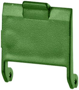 Staubschutzklappe H-LINE M, für Anschlussmodul, grün, 10 Stück