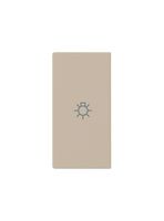 Knopf kallysto mit Symbol Licht beige