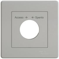 UP-Montageset EDIZIO.liv SNAPFIX® f.Schwenktaster Schloss Acceso → ← Spento hgu