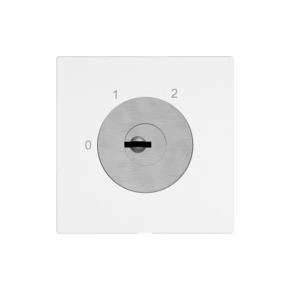 Interrupteur à clé EDIZIO.liv a.KABA 1262KA/5000 0 A A+B 1P 0-1-2 p=66mm bc