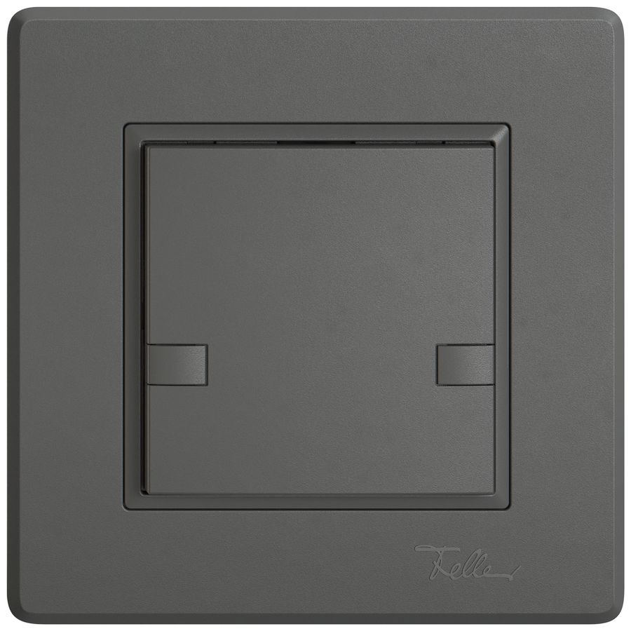 Poussoir KNX RGB ENC EDIZIO.liv SNAPFIX® capteur temp.s.LED 1× comm.2T grf