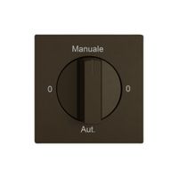 Montageset EDIZIO.liv SNAPFIX® f.Drehschalter m.Griff 0-Man-0-Auto (I) br