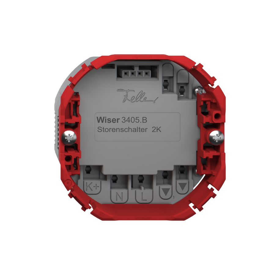 Elément fonctionnel interrupteur de stores 2C Wiser SNAPFIX® 4 cont.de comm.