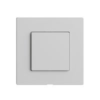 Abdeckset zu Druckschalter 1K/1T Edue Wiser hellgrau