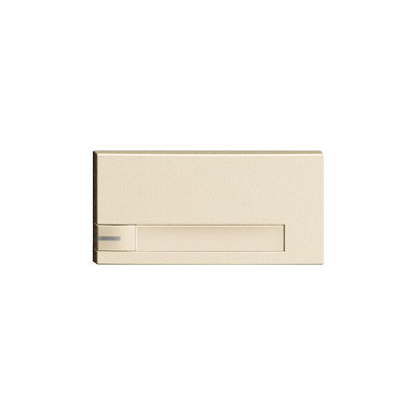 Tasto 1/2 KNX/elettronic.c. LED+cart. EDIZIOdue comando 1×crema