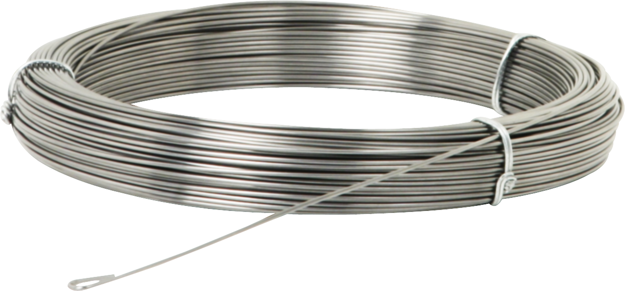 Filo di tiraggio Allchemet acciaio corde di pianoforte, nudo, Ø1.5mm, rotolo 1kg