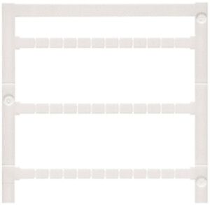 Marcatore di morsetto Weidmüller MultiFit 4×5.2mm Phoenix PA66 bianco