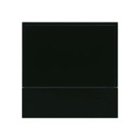 Frontabdeckung Hager basico KNX RTR schwarz