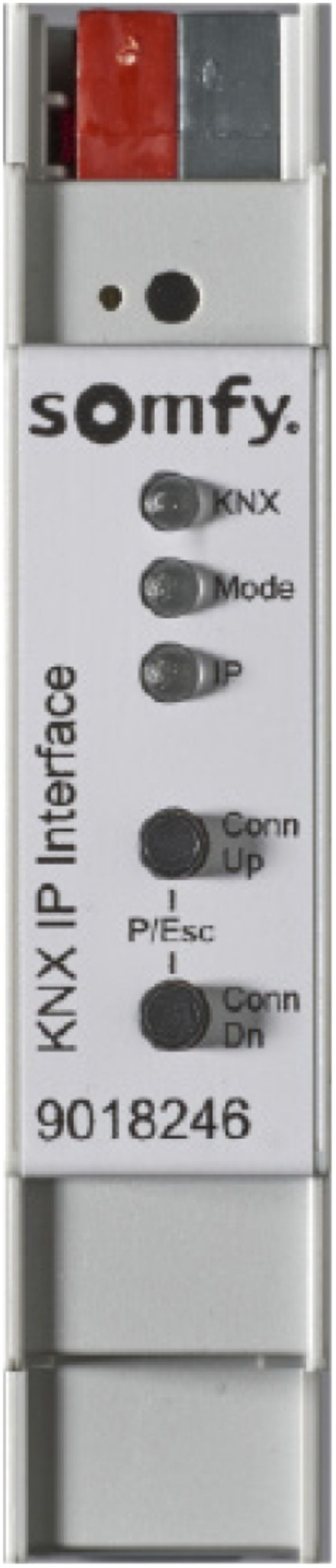 Interface AMD Somfy KNX/IP, 29VDC, borne de bus KNX/RJ45, 1UM