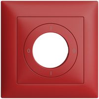 Kit frontal EDIZIOdue 0-1-0-1 88×88mm berry pour interrupteur à clé