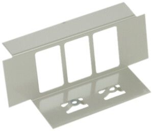 Montageplatte Woertz mit 3 FLF-Öffnungen