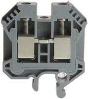 Borne de passage joignable Woertz 4…10mm² 57A 1000V vis 2×1 barre G gris