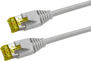 Patchkabel RJ45 10.0m gu S/FTP Kat. 6A HF